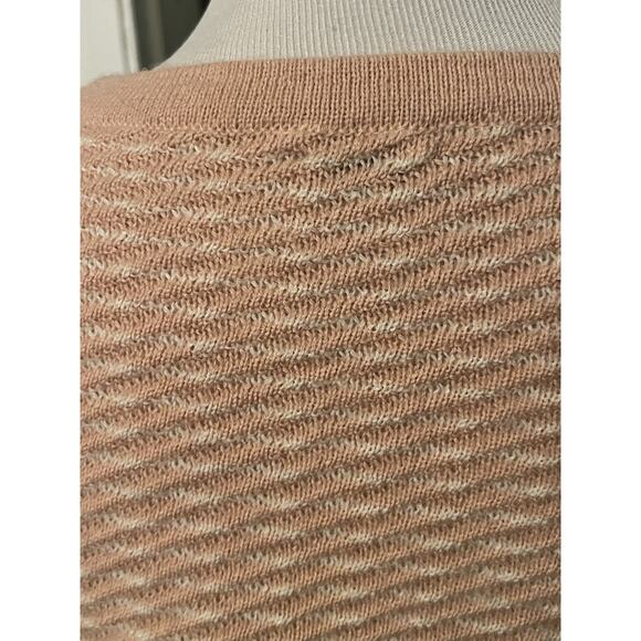 RACHEL COMEY 100% Baby Alpaca Sweater •M• Peach Beige Neutral Crewneck $595 - Picture 7 of 11